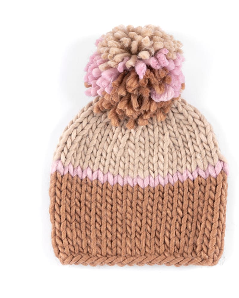Front of a size one-size-fits-all Vermot Hat in Toast by Shiraleah. | dia_product_style_image_id:264114